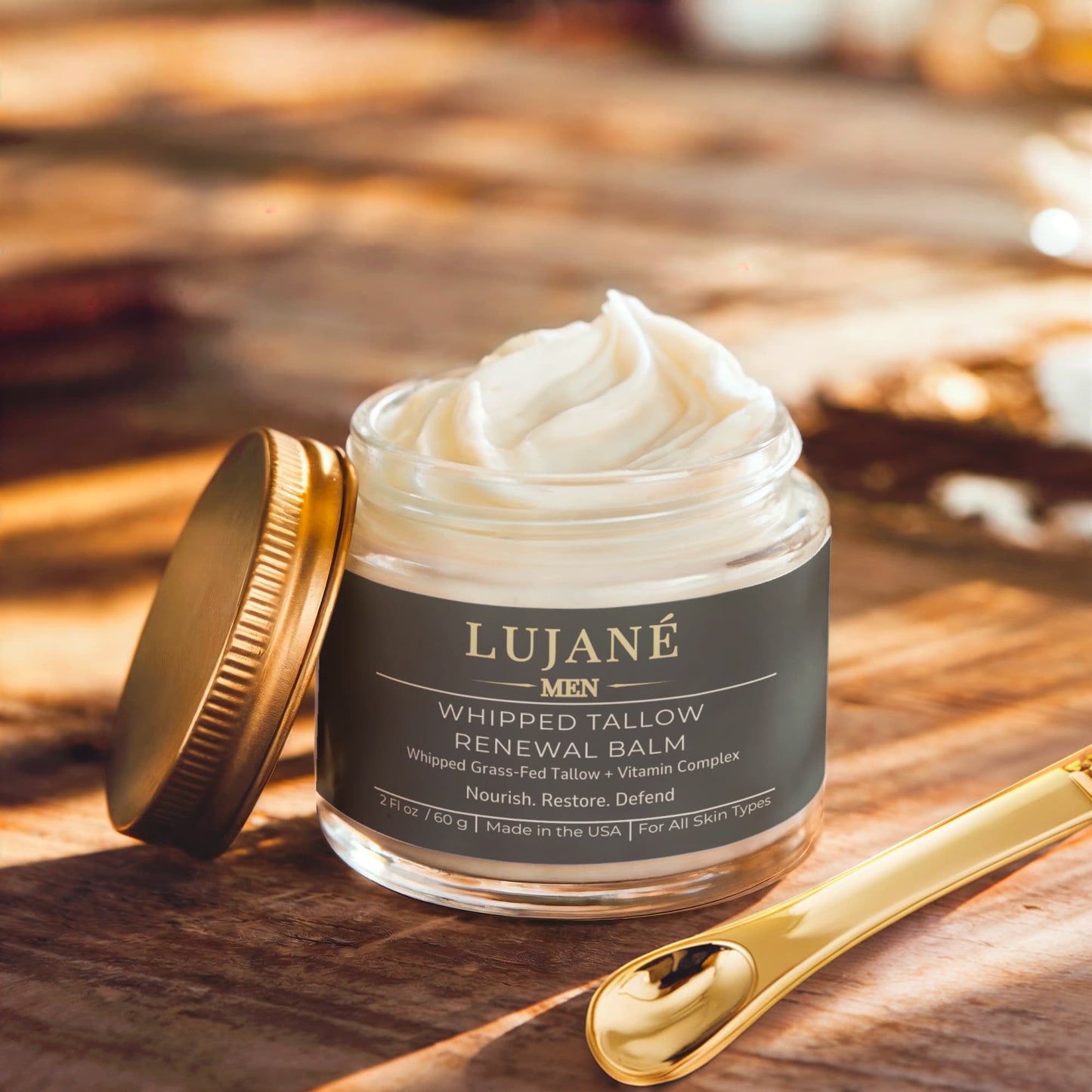 Lujané Men – Tallow Renewal Balm.